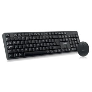 COMBO TECLADO MULTIMEDIA Y MOUSE OPTICO GHIA / GT5000 / INALAMBRICO / RECEPTOR USB / NEGRO