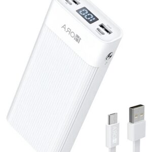 Power Bank Batería 20,000 Mah Carga Rápida Celular