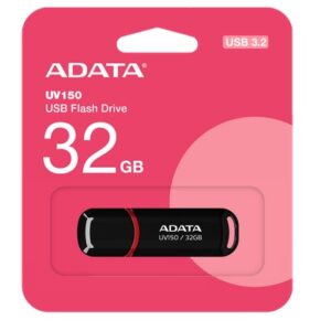 MEMORIA USB ADATA 32GB 3.2 NEGRO AUV150-32g